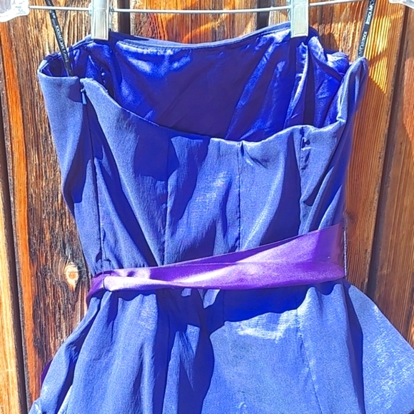 J McClintock Purple cocktail dress - Picture 9 of 12